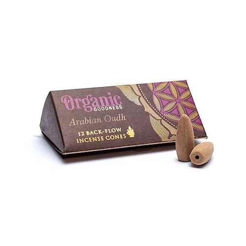 Arabian Oudh Backflow rökelser, Song of India, Organic