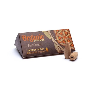 Patchouli Backflow rökelser, Song of India, Organic
