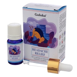 Headache Relief, Eterisk Oljeblandning, Goloka, 10ml