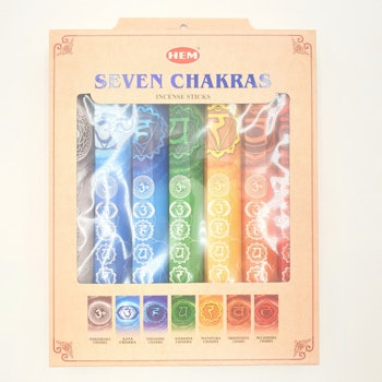 7 Chakras, 7-pack HEM Hex