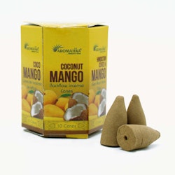 Coconut & Mango Backflow rökelser, Masala Aromatica