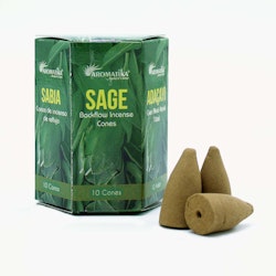 Sage, Salvia, Backflow rökelser, Masala Aromatica