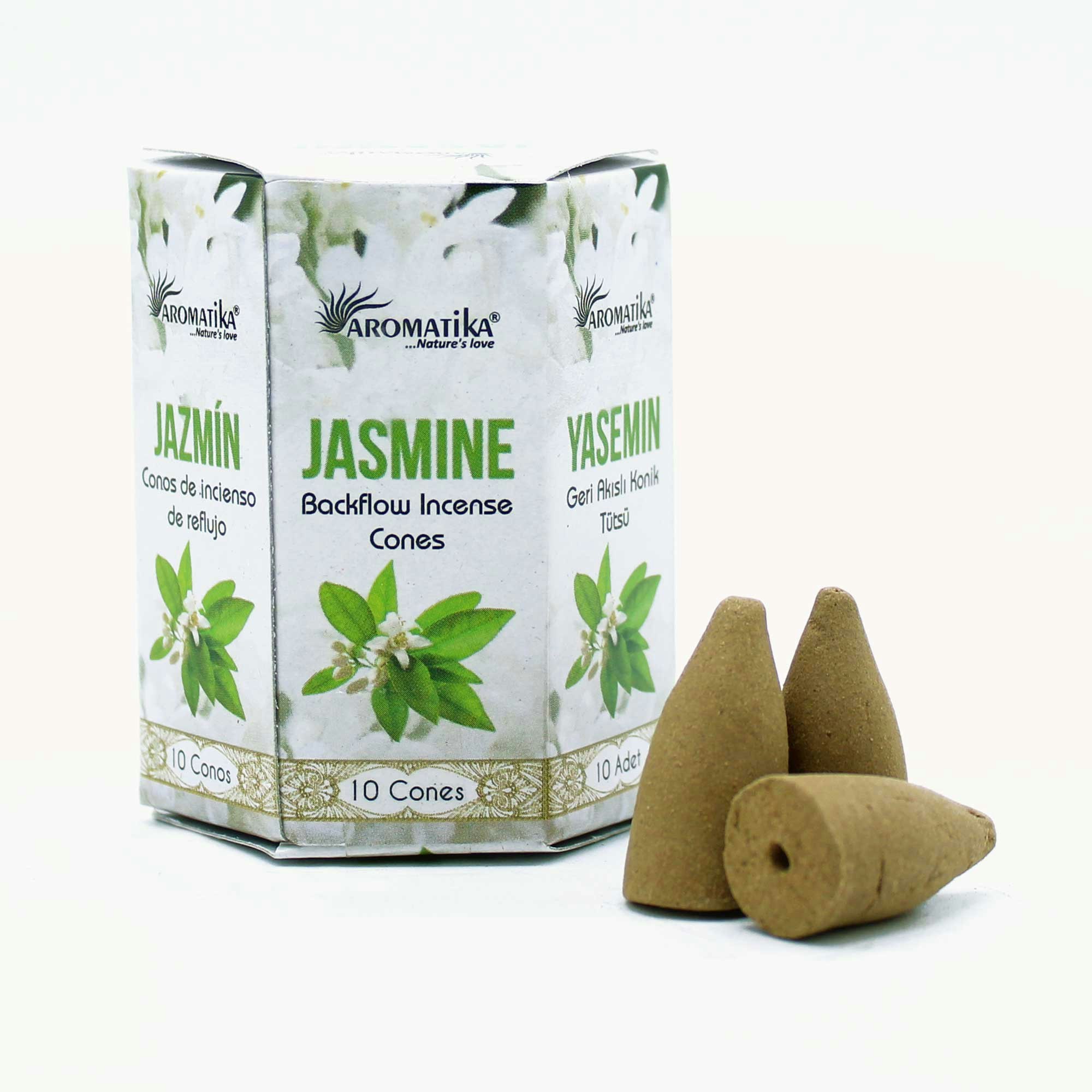 Jasmine Backflow rökelser, Masala Aromatica