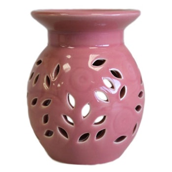 Floral, Rose färgad, Aromalampa