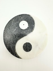 Rund rökelsehållare Yin Yang, Täljsten