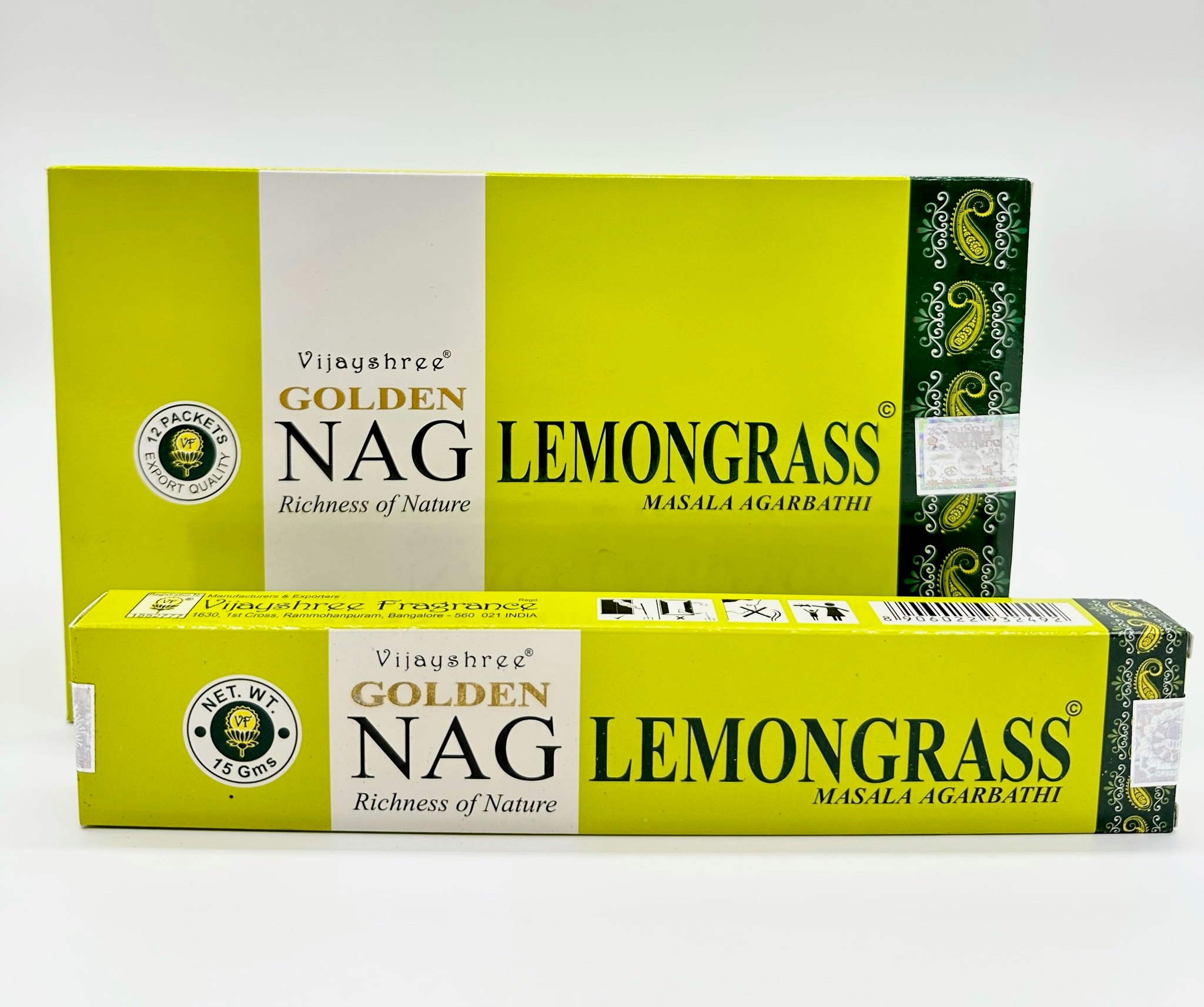 Lemongrass, Rökelse, Golden Nag