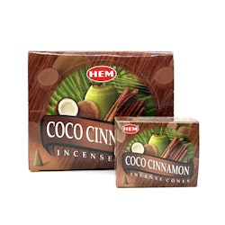 Coconut/Cinnamon, rökelsekoner, HEM