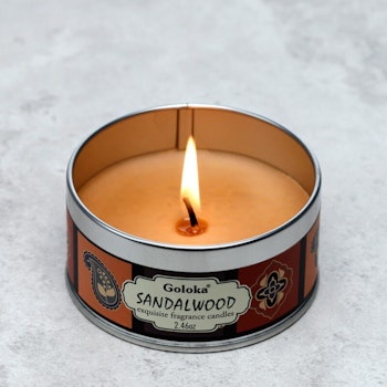 Sandalwood 70g Doftljus, Goloka