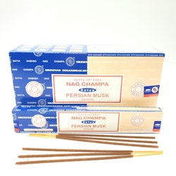 Nag Champa / Persian Musk, rökelse 15 g, Satya