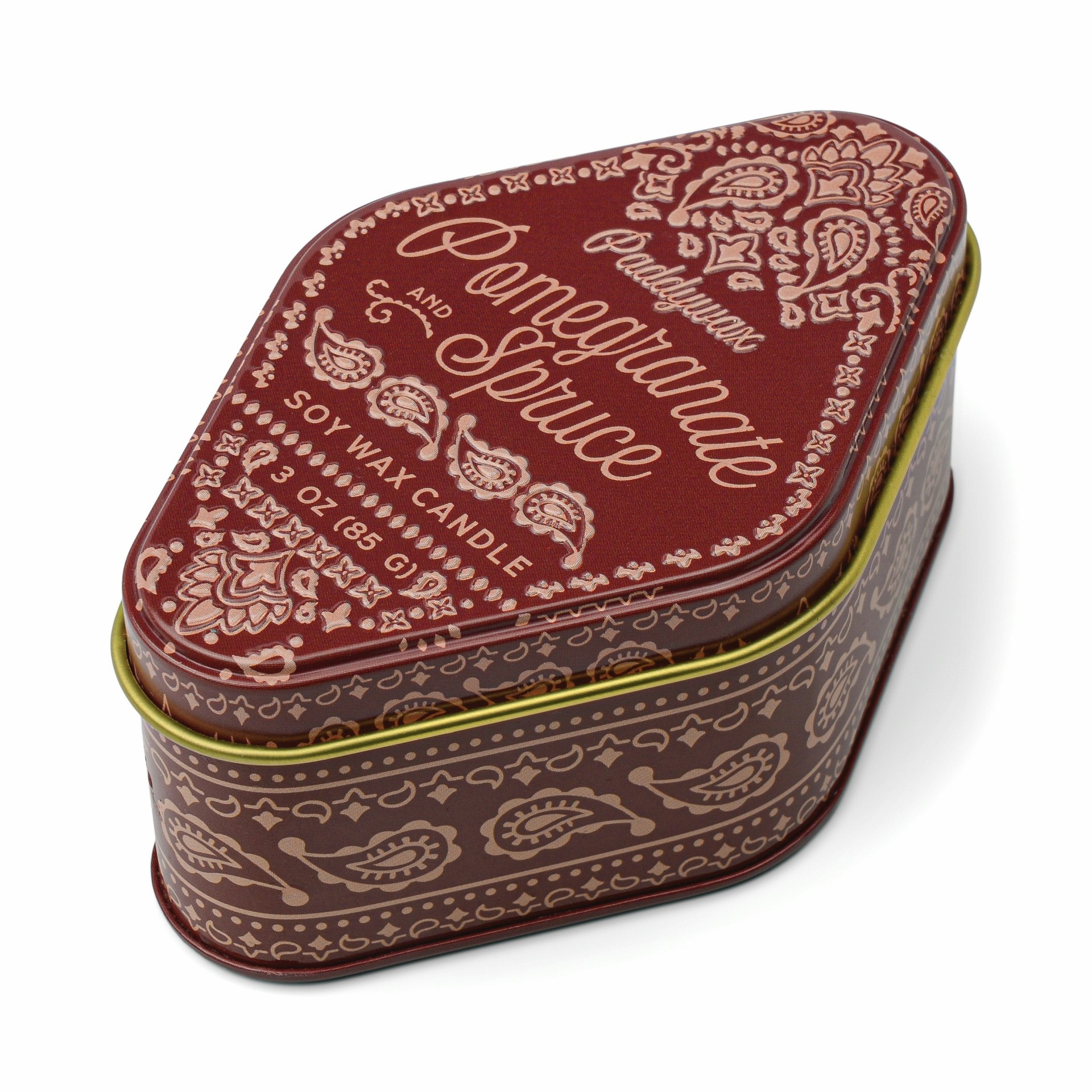 Doftljus Plåtask Pomegranate & Spruce