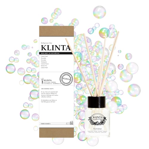 Nytvättat, Doftpinnar, Klinta