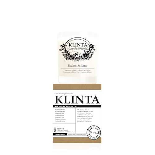 Hallon & Lime, Doftljus & Massageljus 18h, Klinta