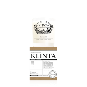 Lavendel, Doftljus & Massageljus 18h, Klinta
