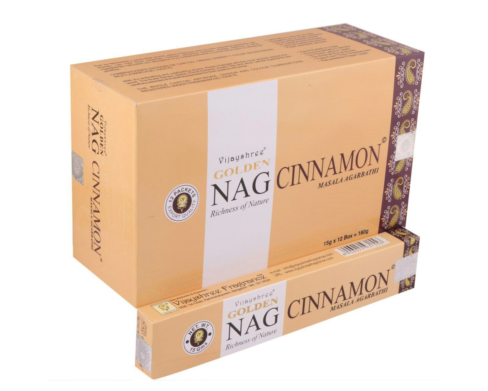Cinnamon, Rökelse, Golden Nag