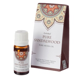 Pure Sandalwood, Sandelträ Doftolja, 10ml Goloka