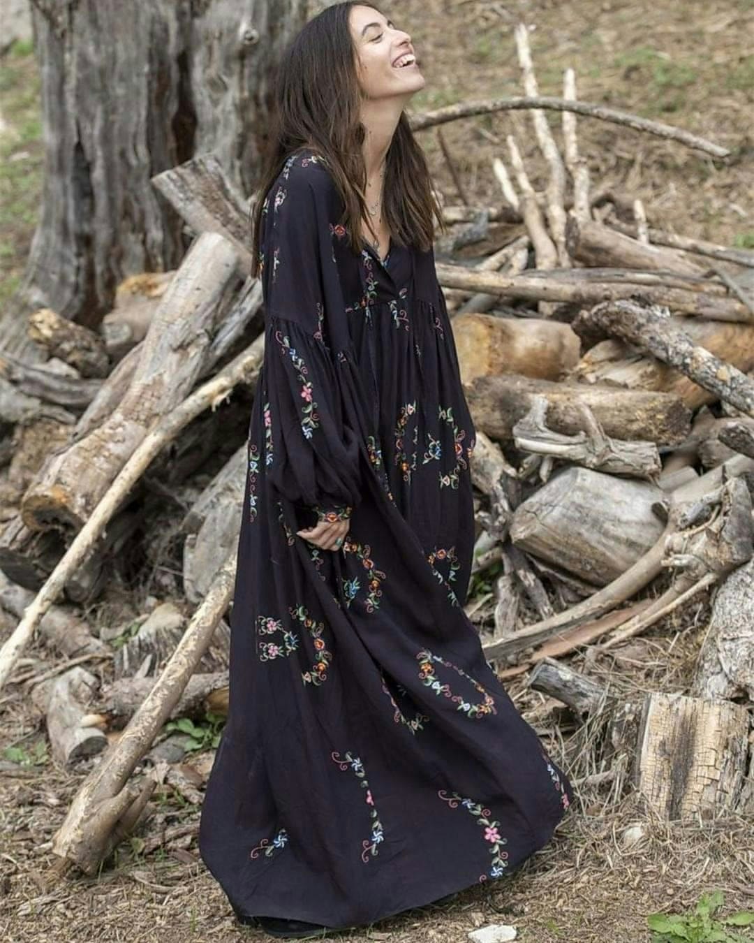 OVERSIZE MAXI KLÄNNING