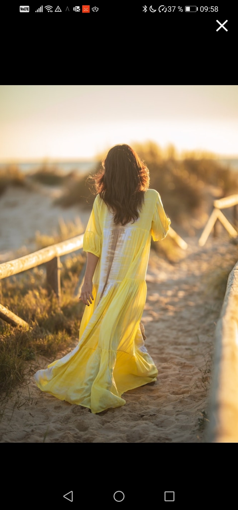 MAXI DRESS VARADERO YELLOW