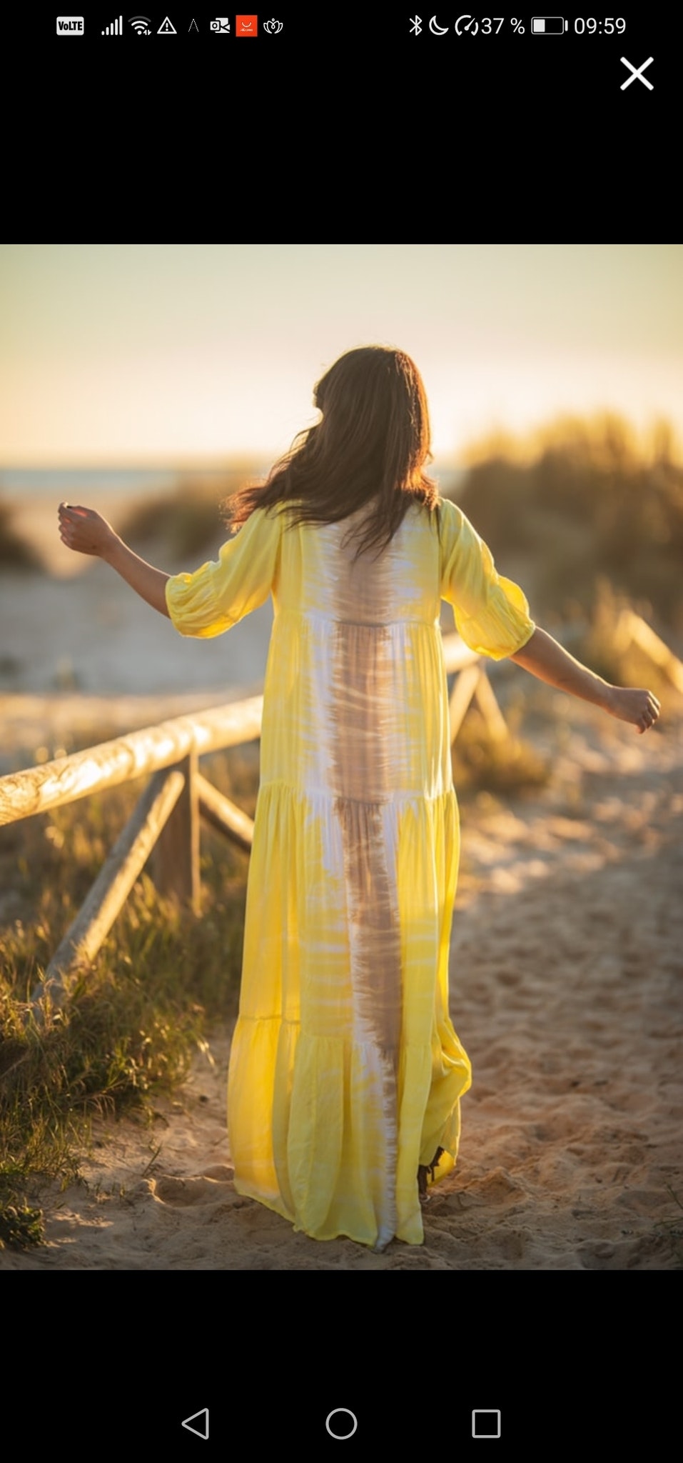 MAXI DRESS VARADERO YELLOW