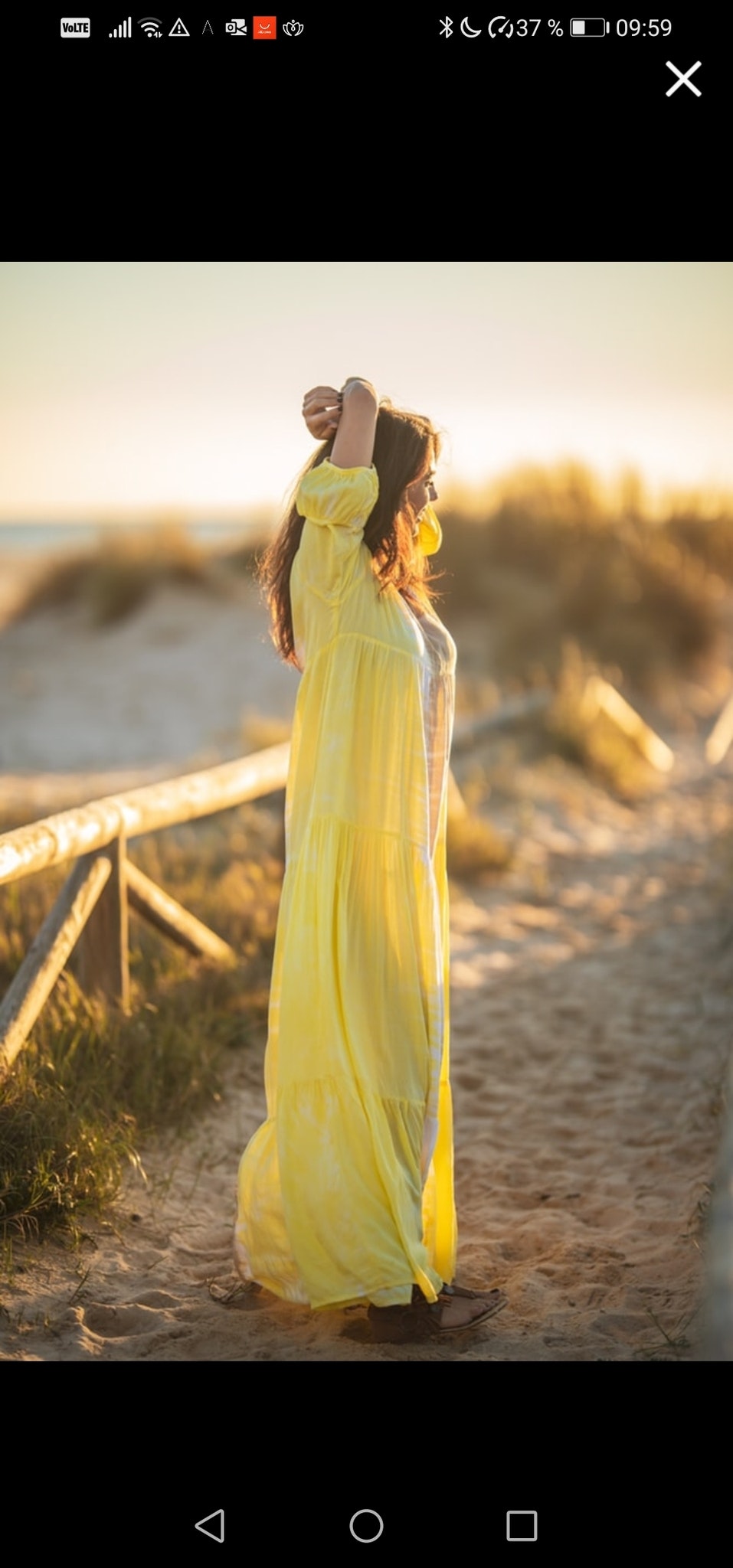 MAXI DRESS VARADERO YELLOW