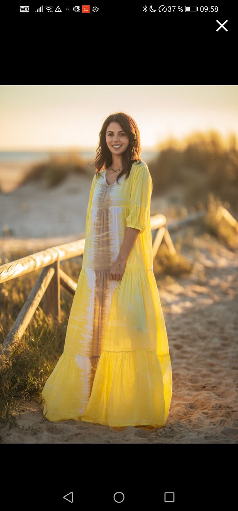 MAXI DRESS VARADERO YELLOW