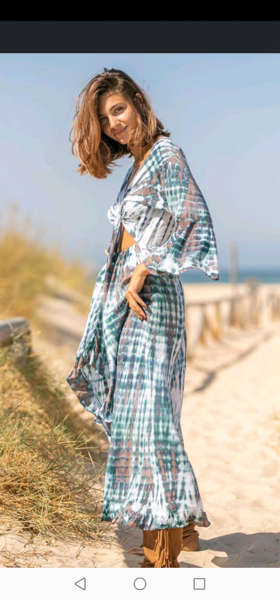 DRESS LOLA MULTI BLUE