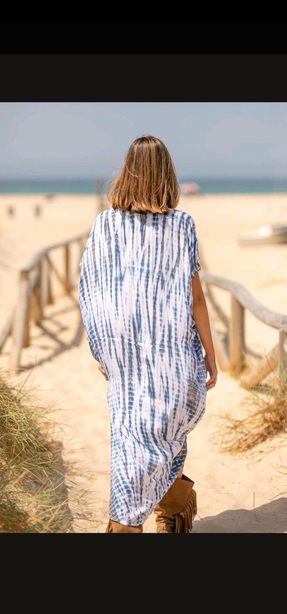 KAFTAN TARIFA SHELL BLUE
