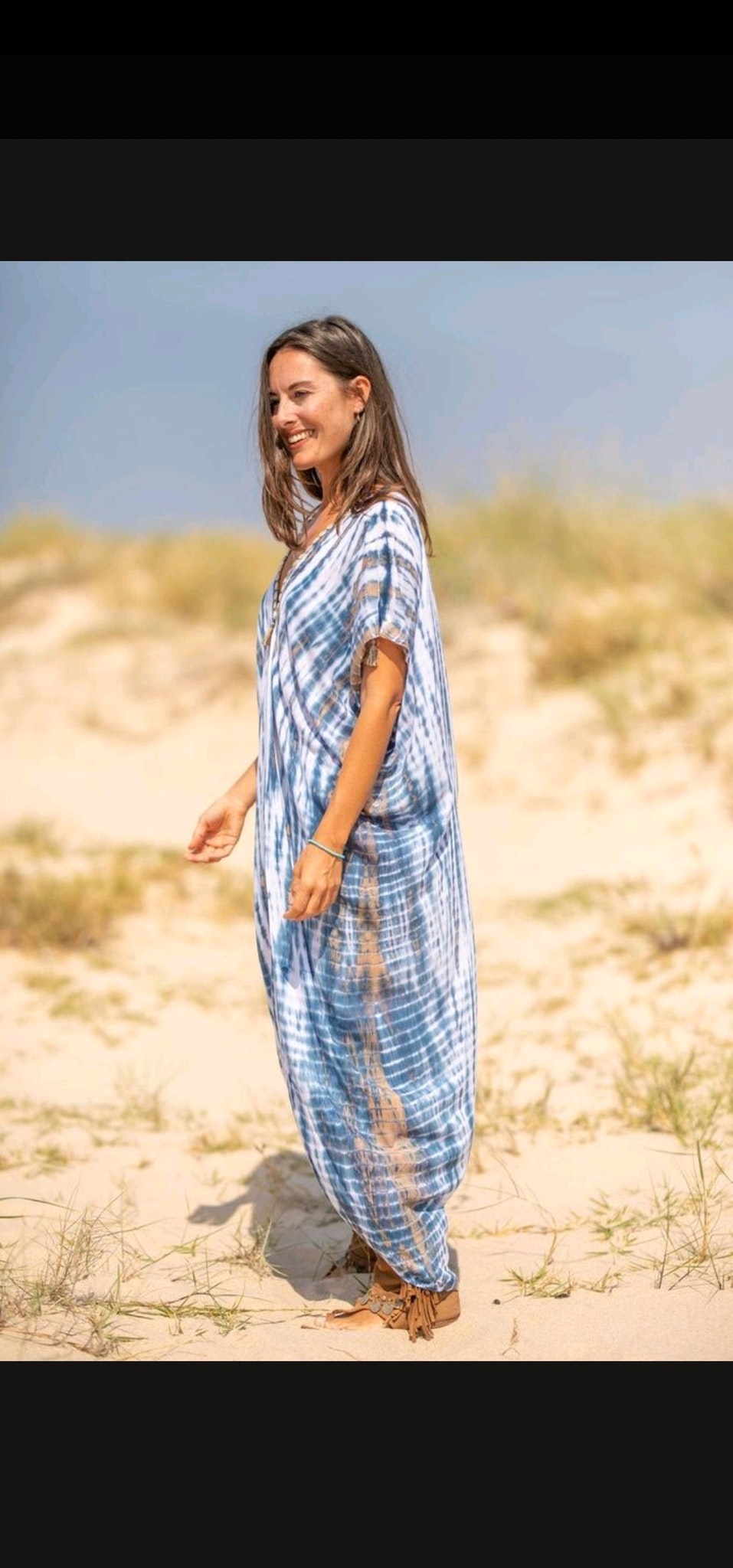 KAFTAN TARIFA SHELL BLUE