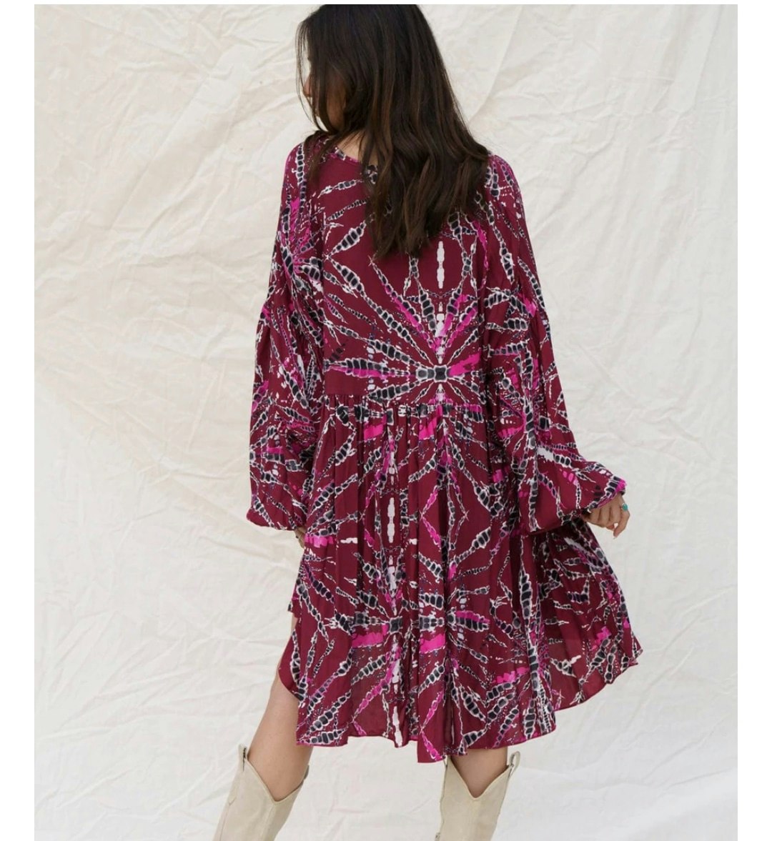 DRESS RED MUTI