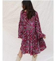 DRESS RED MUTI