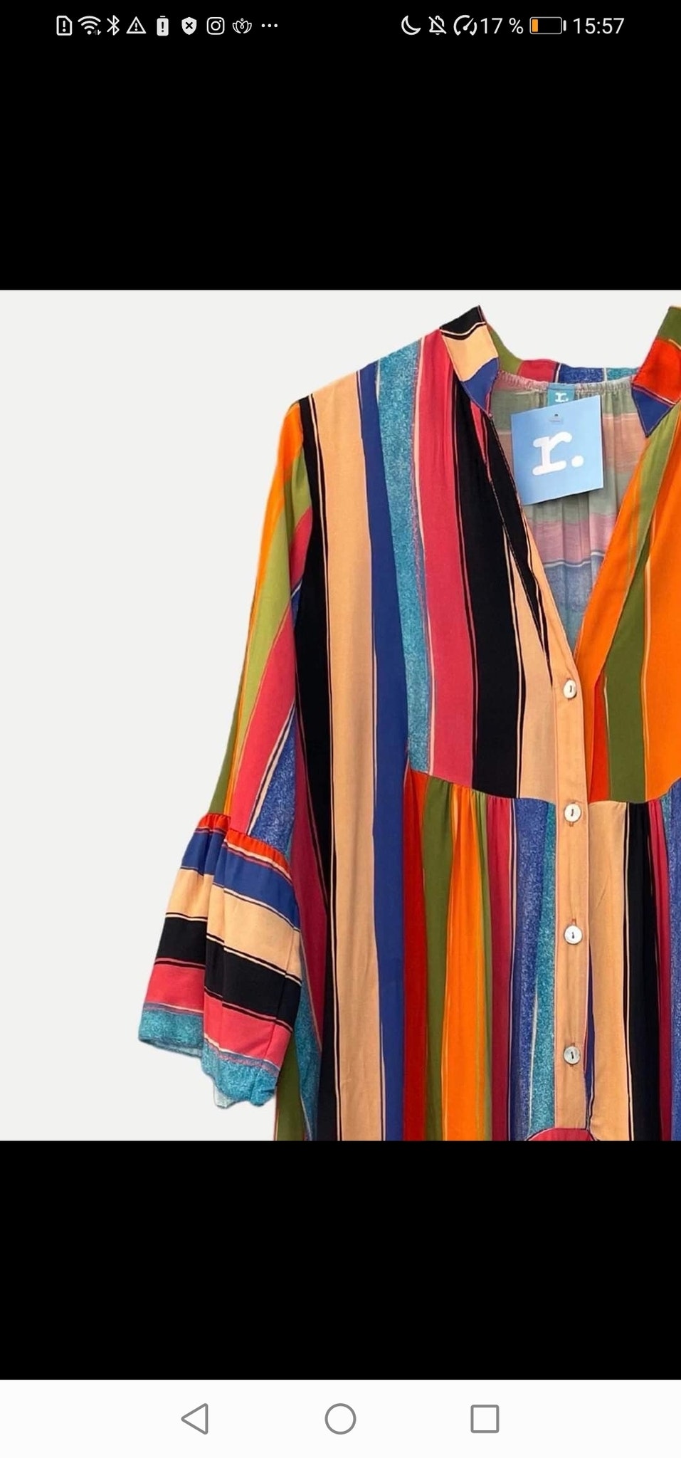 DRESS MULTI STRIPE