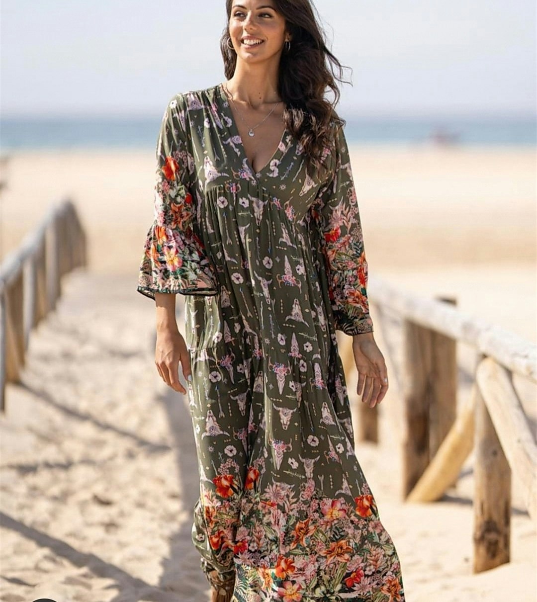 DRESS BOHO BULLROSE REA 549