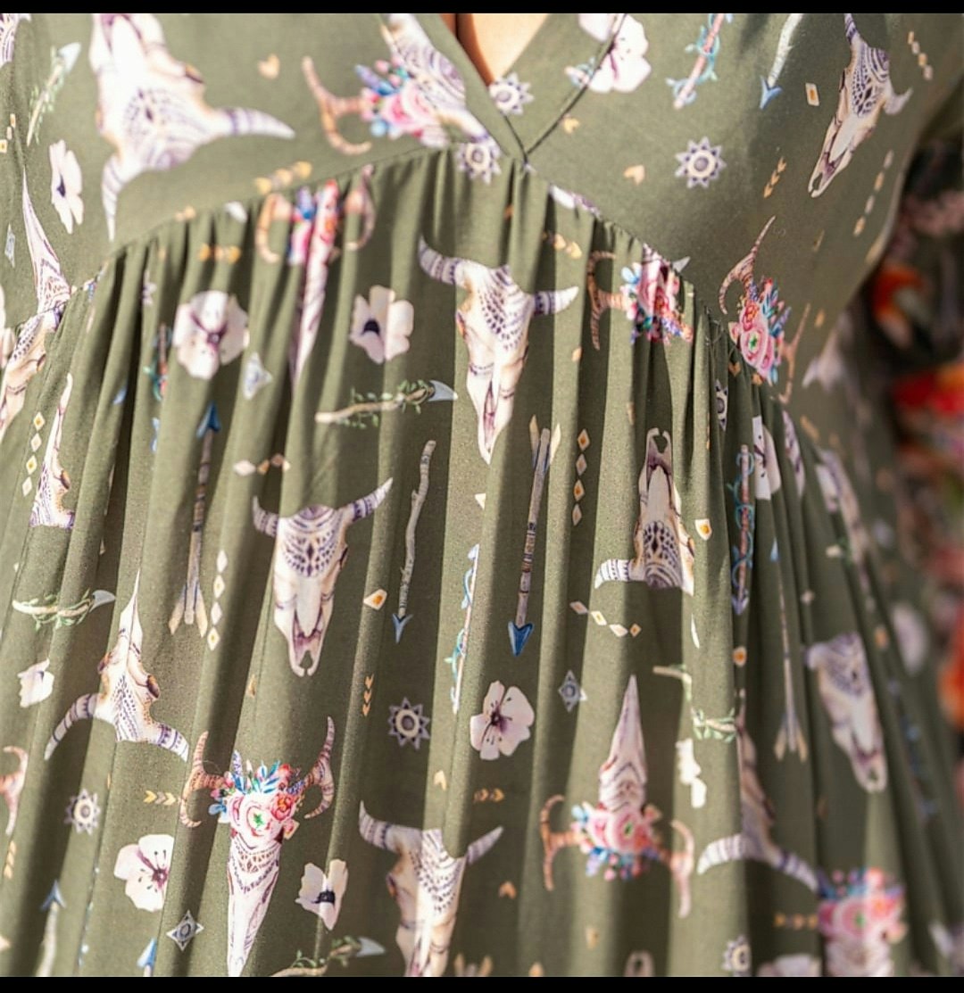 DRESS BOHO BULLROSE REA 549