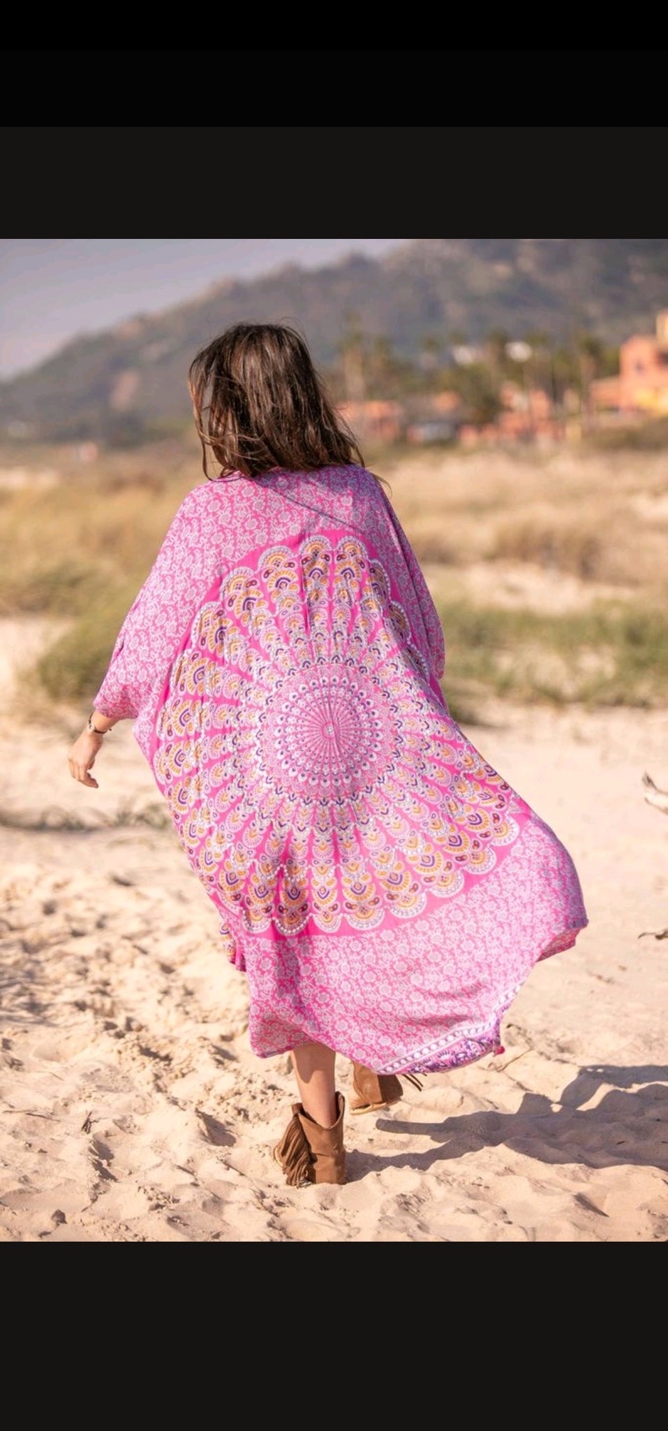 KIMONO IBIZA FUCSIA