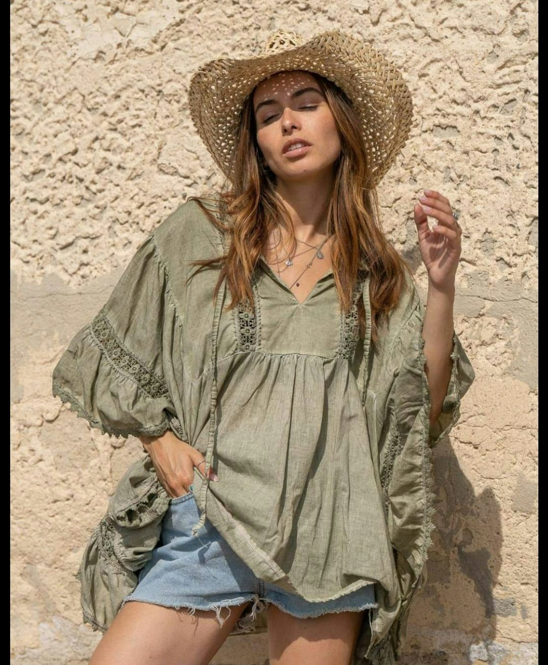 BLOUSE OLIV