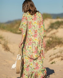 TUNIC FILIPA GREEN FLOWER