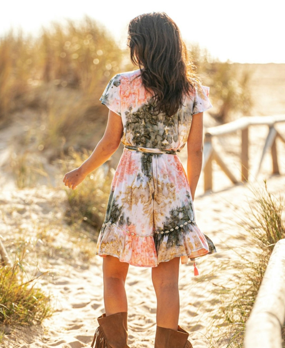DRESS SELENE PINK SHELL