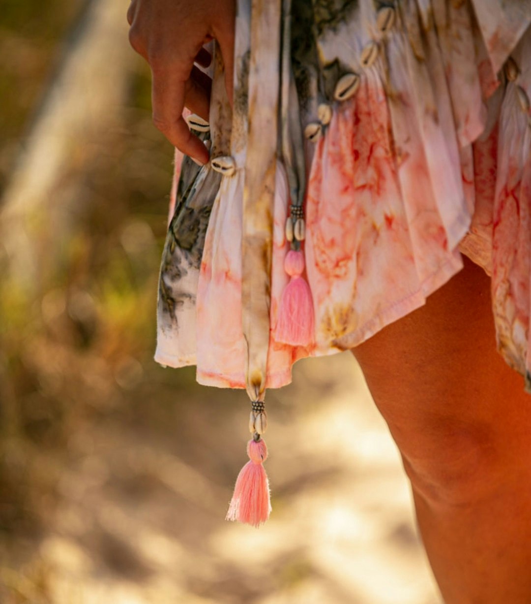 DRESS SELENE PINK SHELL