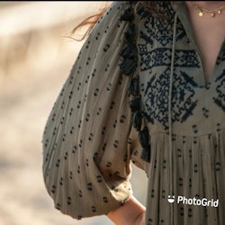 Boho dress Tassel