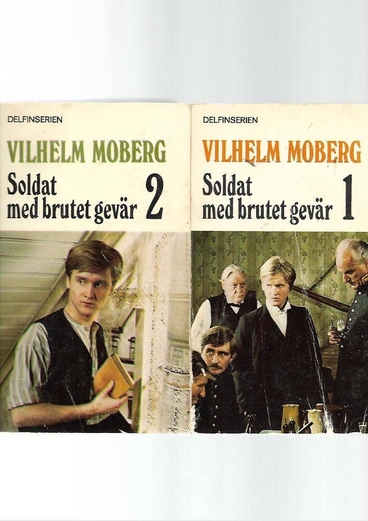 Soldat med brutet gevär del 1 och 2 av Moberg Vilhelm