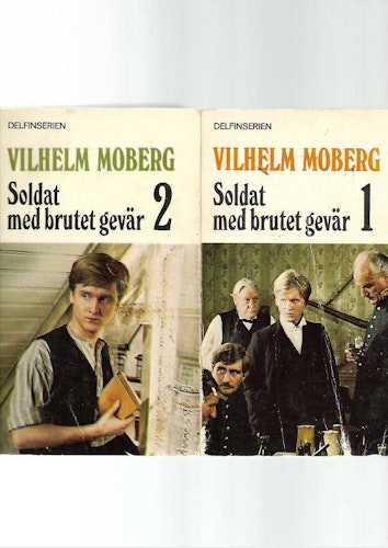 Soldat med brutet gevär del 1 och 2 av Moberg Vilhelm