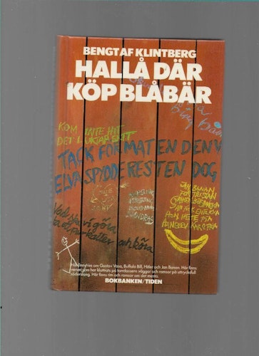 Hallå där - köp blåbär! : rim och ramsor av Klintberg, Bengt af