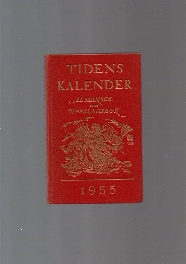 Tidens kalender 1955. Almanack och uppslagsbok av Förlag