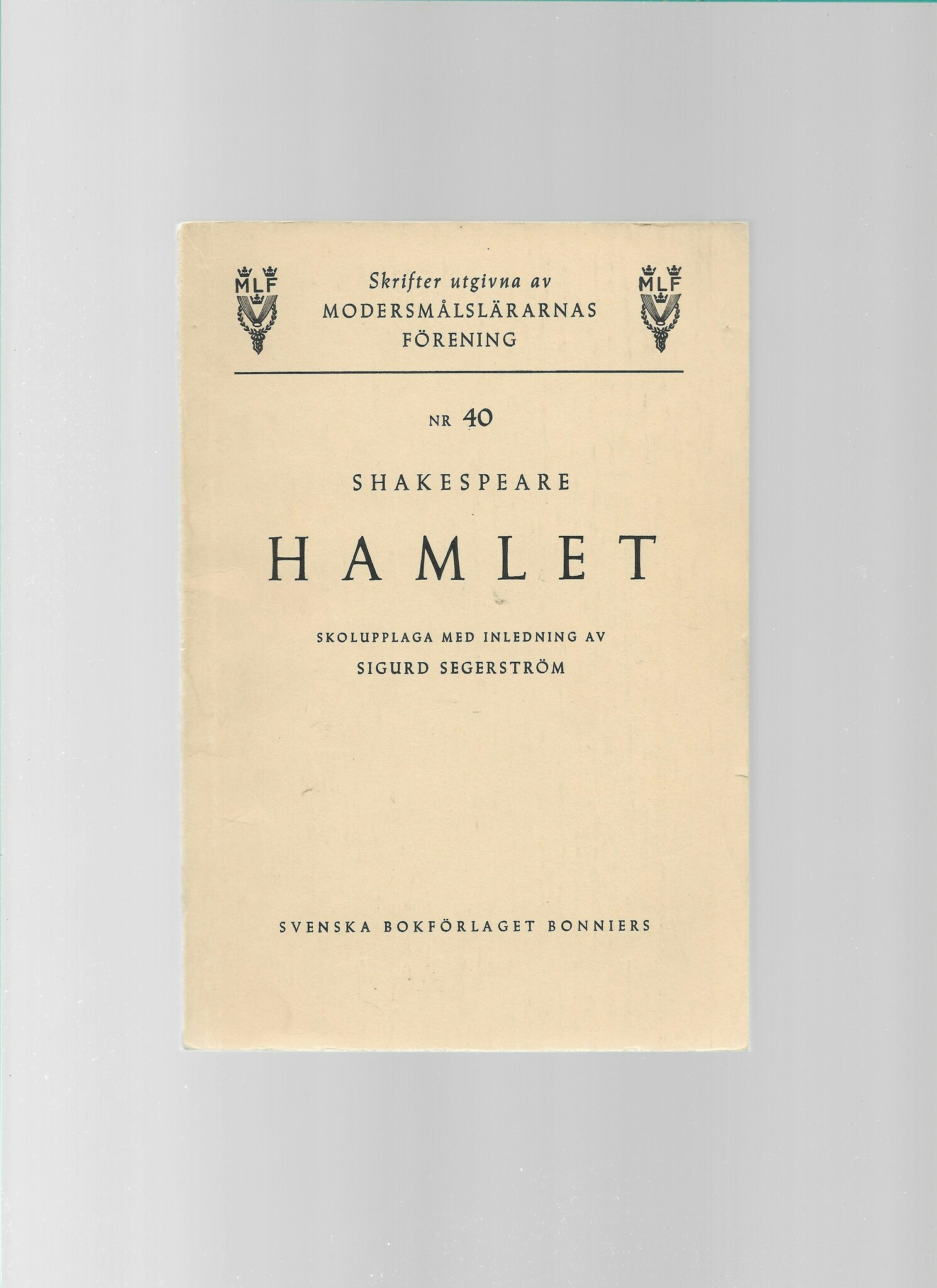 Hamlet av Shakespeare William