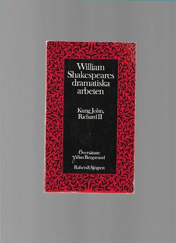 Kung John. Richard III av Shakespeare William