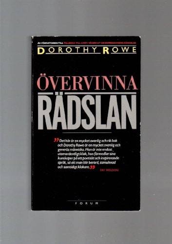 Övervinna rädslan av Rowe Dorothy