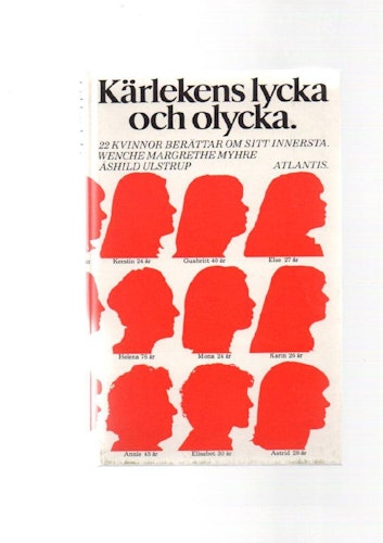 Kärlekens lycka och olycka. 22 kvinnor berättar om sitt innersta av Myhre Weche Margrethe & Ulstrup Åshild