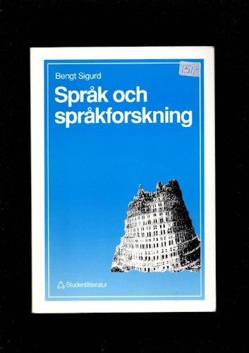 Språk och språkforskning av Sigurd Bengt
