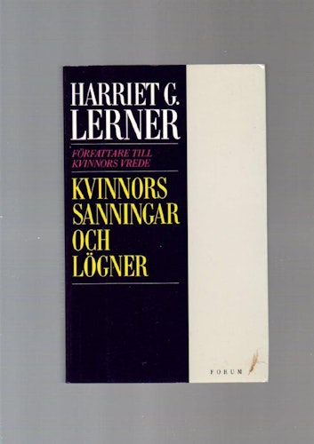 Kvinnors sanningar och lögner av Lerner Harriet G