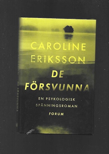 De försvunna. En psykologisk spänningsroman av Eriksson Caroline
