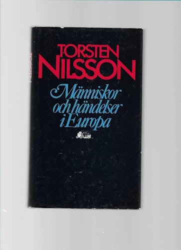 Människor och händelser i Europa av Nilsson Torsten